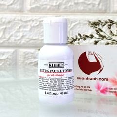 Toner Kiehl's Ultra Facial  cân bằng độ PH, sạch sâu và tươi trẻ làn da - 40ml