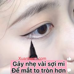 Bút vẽ mắt nước Kanebo Kate Quick Lock WP chống lem trôi, nét mảnh #BK-2 đen 