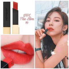 Son Yves Saint Laurent The Slim #10 Coral Antinomique, đỏ cam cuốn hút