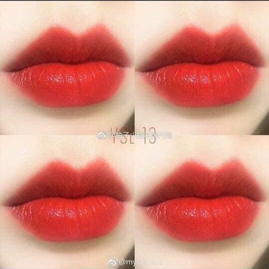 Son Yves Saint Laurent Rouge Pur Couture lâu trôi, chuẩn màu, #13 cam đỏ, mini