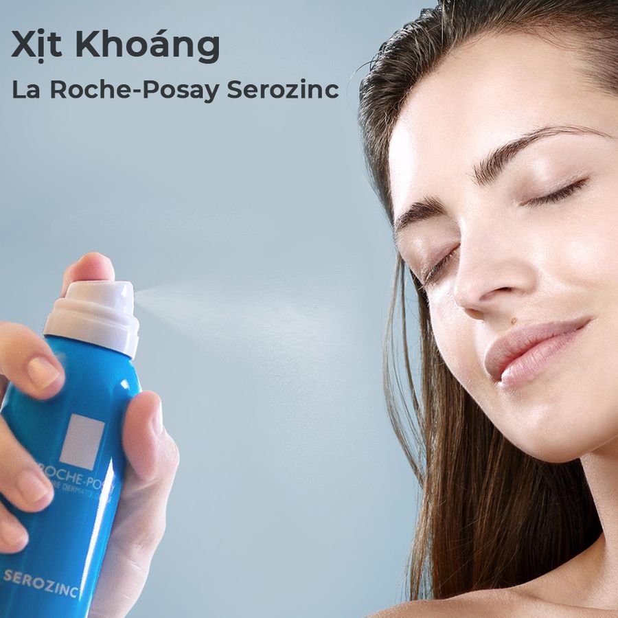 Xịt khoáng La Roche-Posay Serozinc cấp ẩm, dịu kích ứng cho da dầu/mụn, 300ml