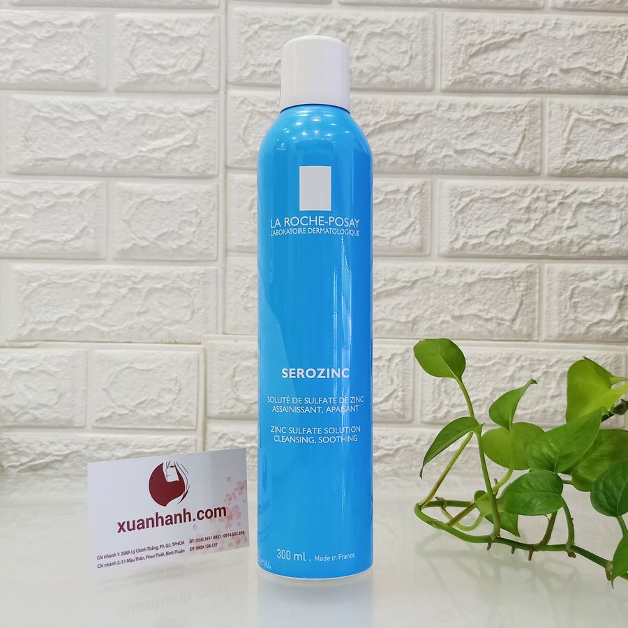 Xịt khoáng La Roche-Posay Serozinc cấp ẩm, dịu kích ứng cho da dầu/mụn, 300ml