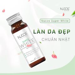 Nước uống đẹp da Nucos Super White trắng sáng, chống lão hóa và hỗ trợ bảo vệ da (HOT)