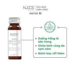 Nước uống đẹp da Nucos Super White trắng sáng, chống lão hóa và hỗ trợ bảo vệ da (HOT)
