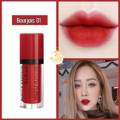 Son Bourjois Rouge Edition Velvet chất kem lì và bám môi, #01 Personne Ne Rouge đỏ tươi