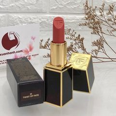 Son Tom Ford Lip Color dòng son thượng hạng, hồng cam ánh đất #31 Twist Of Fate