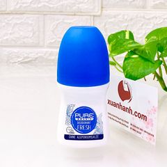 Lăn khử mùi PURE & Basic Deodorant khô thoáng, kháng khuẩn và dịu nhẹ - 50ml