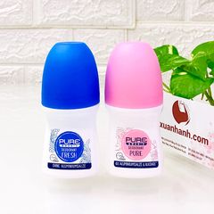 Lăn khử mùi PURE & Basic Deodorant khô thoáng, kháng khuẩn và dịu nhẹ - 50ml