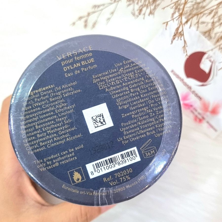 Nước hoa Versace Pour Femme Dylan Blue cá tính, hiện đại, đẳng cấp - EDP, 50ml