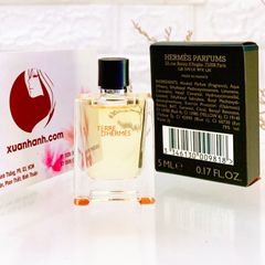 Nước hoa Terre D'Hermes Parfums nam tính mạnh mẽ và đầy lôi cuốn - EDP, 5ml