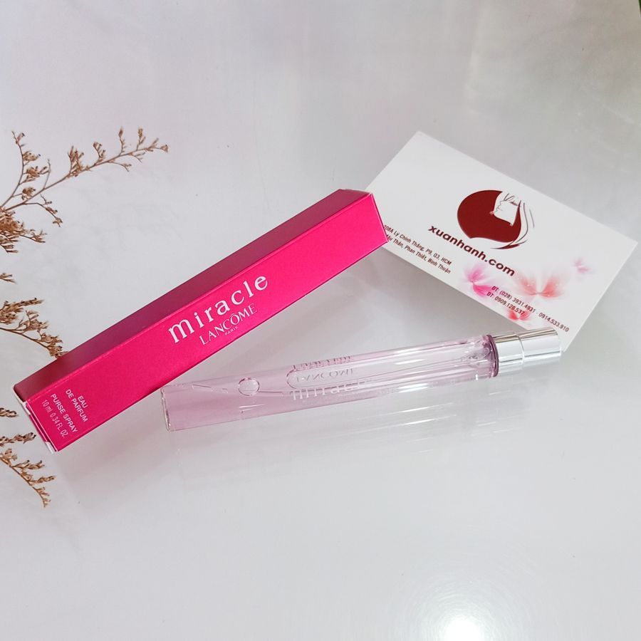 Nước hoa nữ Lancome Miracle hương thơm ngọt ngào, nhẹ nhàng, EDP, 10ml