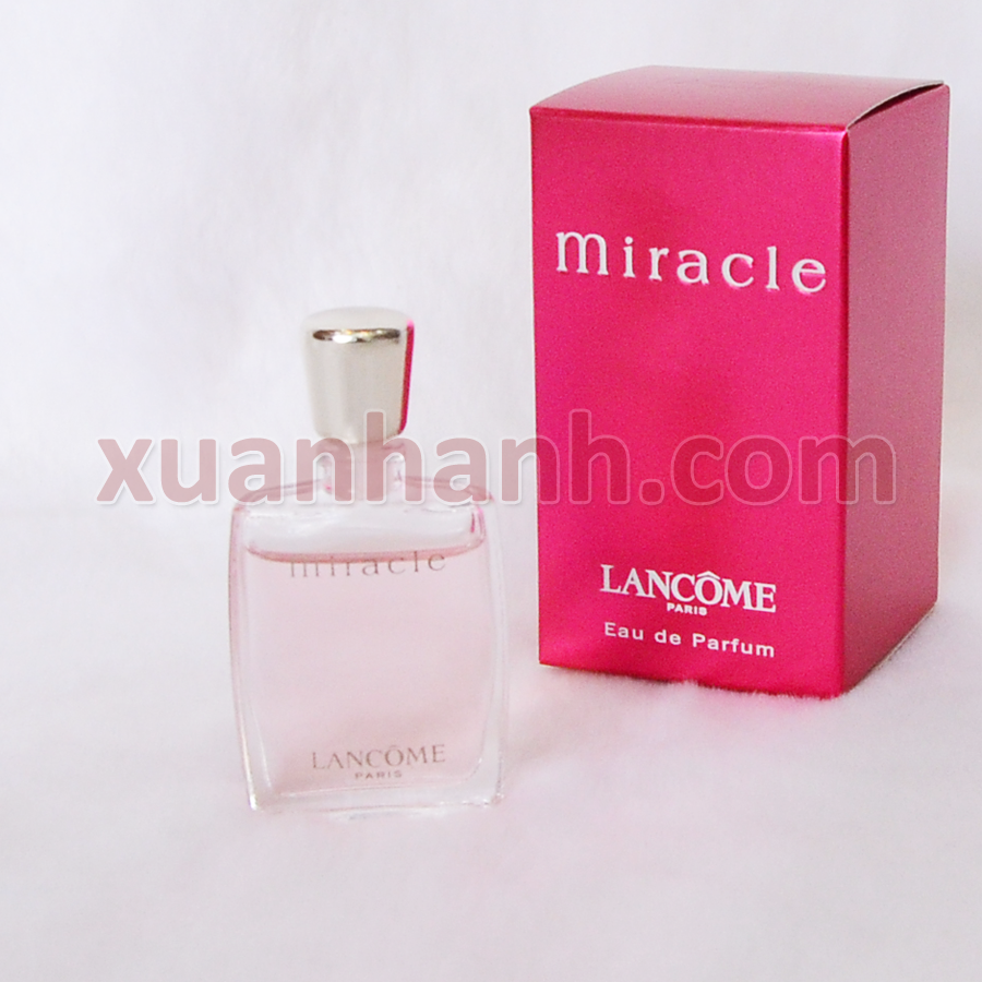 Nước hoa nữ Lancome Miracle hương thơm ngọt ngào, nhẹ nhàng, EDP, 5ml fullbox