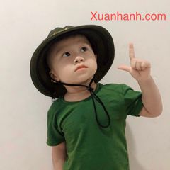 Nón trẻ em vành vải che nắng, đi chơi chụp hình hoặc dùng lót mũ bảo hiểm (XẢ KHO)