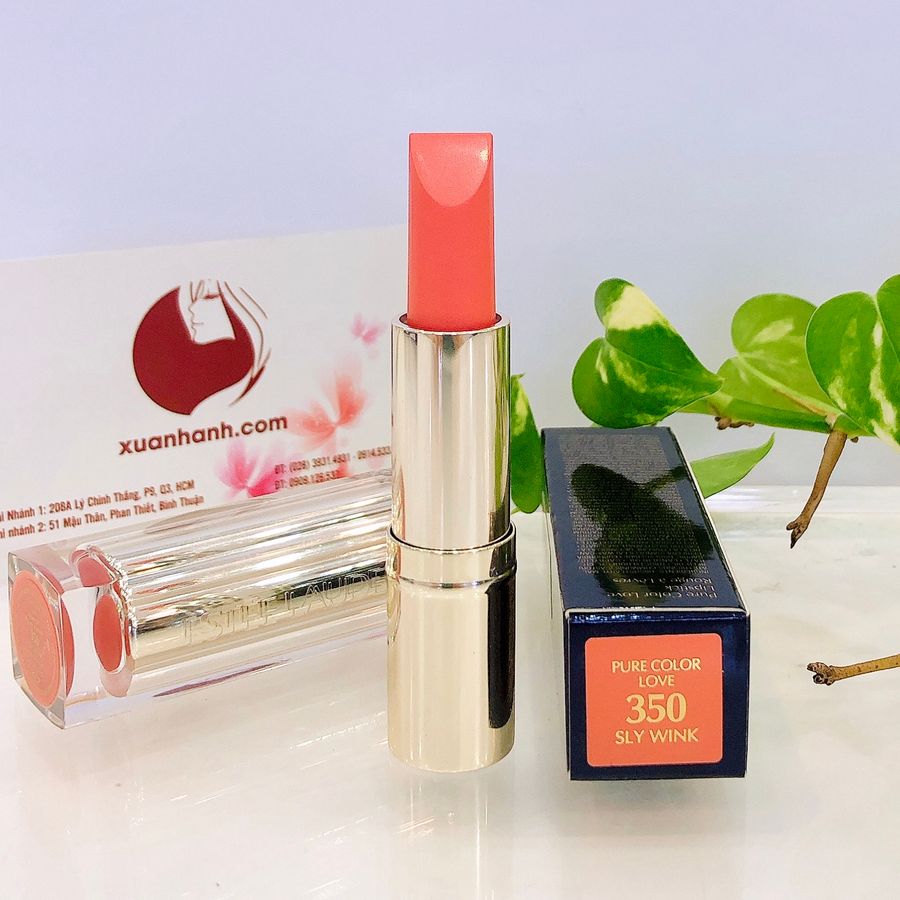 Son Estee Lauder Pure Color Love 350 Sly Wink cam sữa ngọt ngào