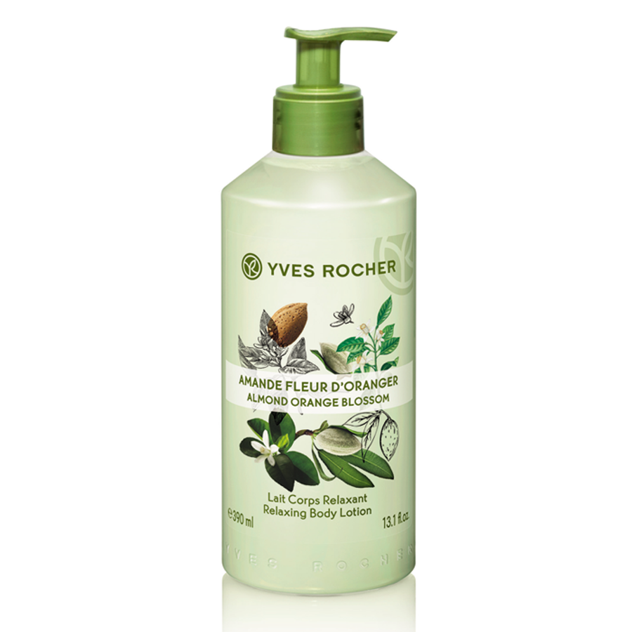 Sữa dưỡng thể Yves Rocher Almond-Orange hương hạnh nhân thanh mát, 390ml.