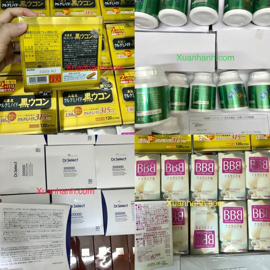 Viên nghệ đen Turmeric  chữa dạ dày, thải độc, ngừa K, chống lão hóa 120 viên