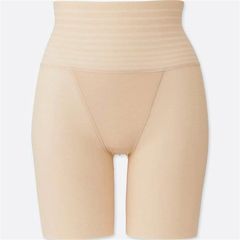Quần định hình Uniqlo Body Shaper gen bụng, nâng mông, Beige, M