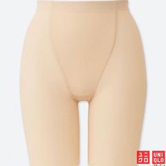 Quần định hình Uniqlo Body Shaper gen bụng, nâng mông, Beige, L (new)