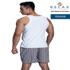 Áo thun lót Nam Relax - RA008 cotton 100% (Ba lỗ), size XL - MUA 1 TẶNG 1