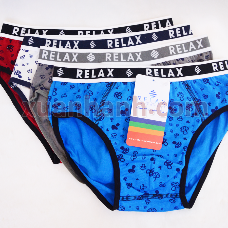 Quần lót Relax cho bé nam - RB002, quần cây nấm ngộ nghĩnh, size XL