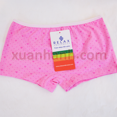 Quần lót bé gái Relax - RG002, quần đùi chấm bi dễ thương, size M (THANH LÝ)