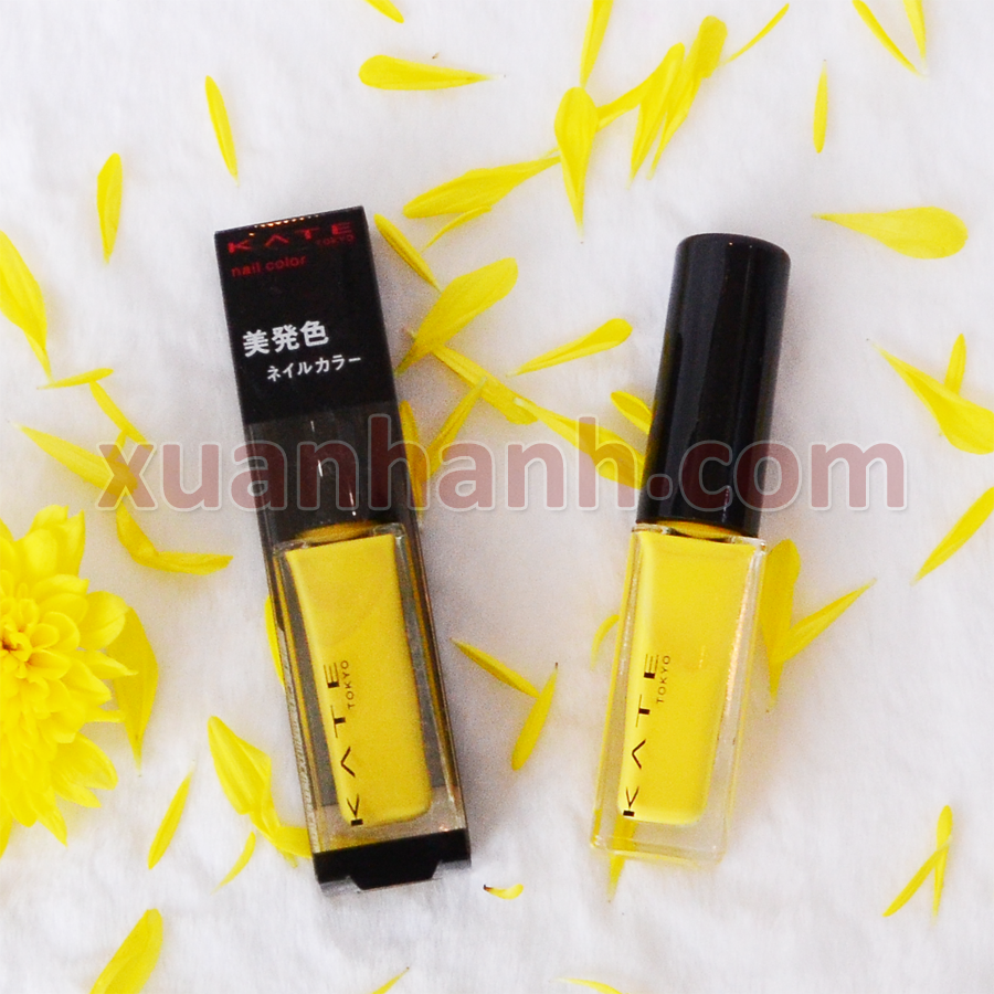 Sơn móng Kanebo Kate Nail Color YL1 vàng tươi, màu độc đẹp lạ