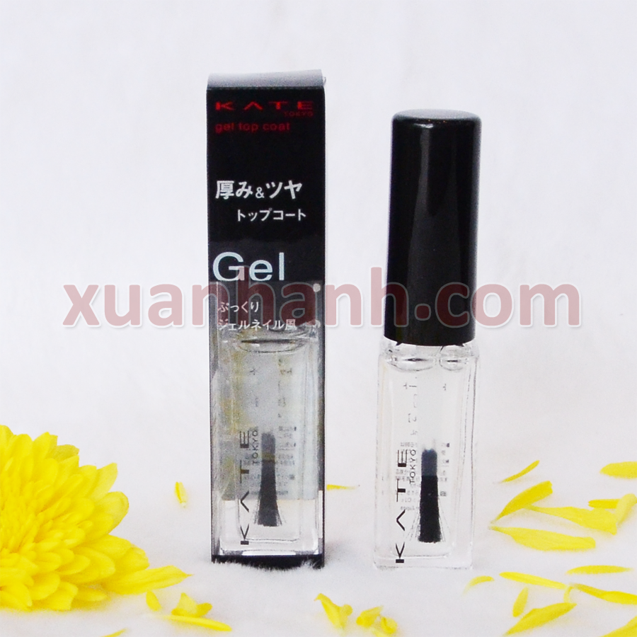 Sơn bóng Kanebo Kate Gel Top Coat, dạng gel trong suốt, mã 01