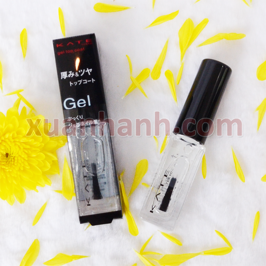 Sơn bóng Kanebo Kate Gel Top Coat, dạng gel trong suốt, mã 01