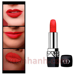 Son Dior Rouge Dior Strong Matte 634 đỏ lộng lẫy, son lì mịn đẹp
