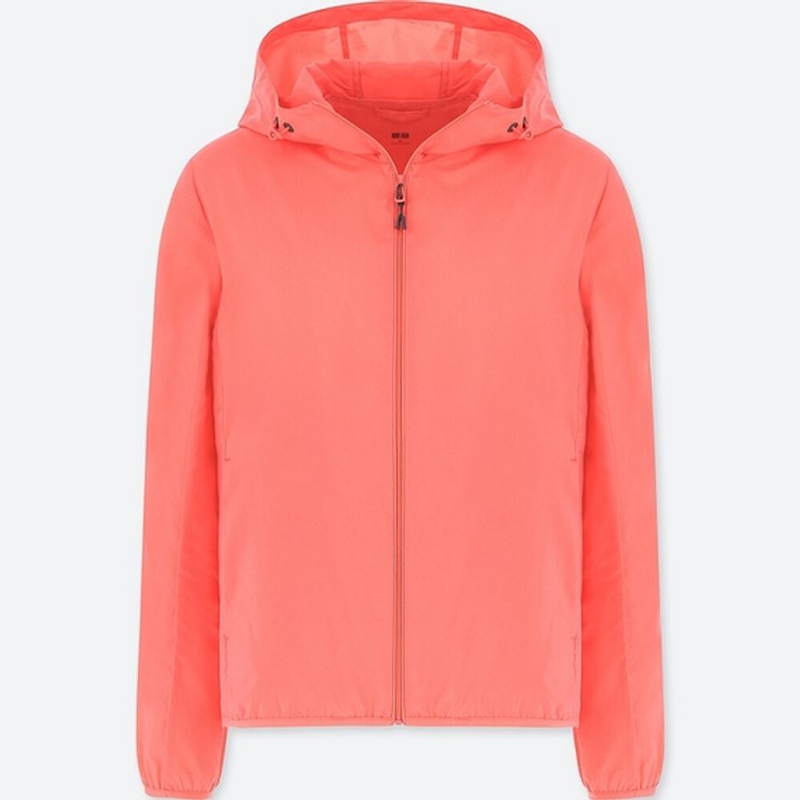 Áo gió Uniqlo chống nắng, cản mưa, gió, bụi...siêu thoáng, nhẹ, S, Red