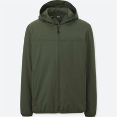 Áo gió nam Uniqlo chống nắng, cản mưa, gió, bụi siêu thoáng, #Olive - size L