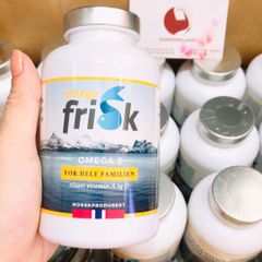 Dầu cá Nauy Omega Frisk cao cấp tích hợp đa vitamin loại dùng cả gia đình, 180 viên.
