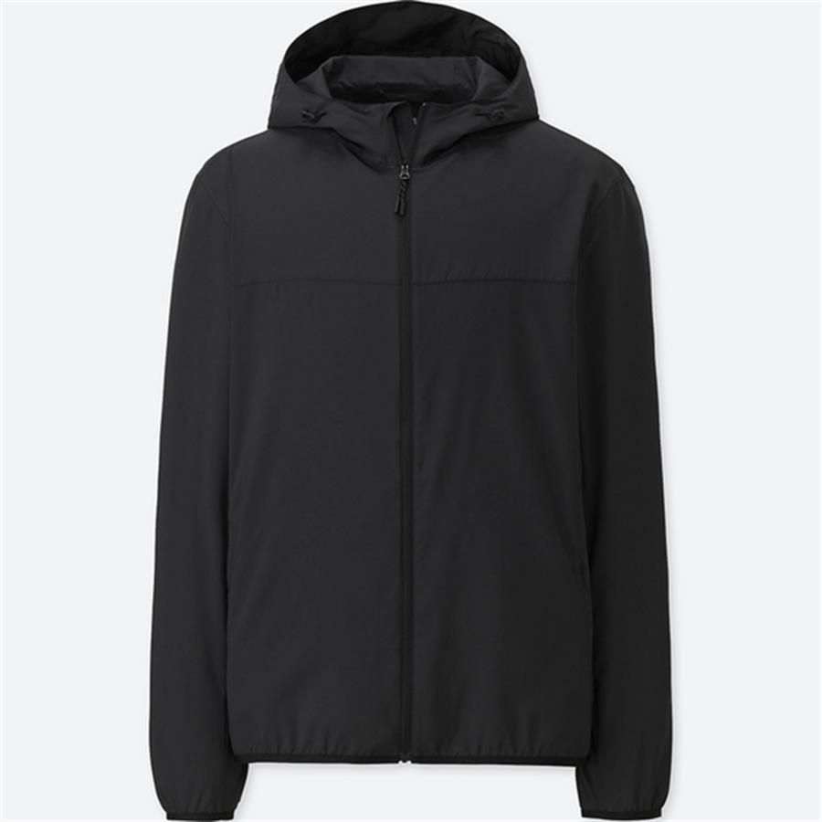 Áo gió nam Uniqlo chống nắng, cản mưa, gió, bụi siêu thoáng, Black size L