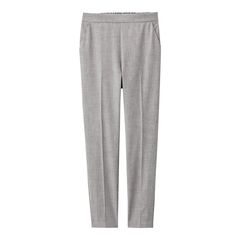 Quần tây Gu xám lưng thun dẹp bản rộng 3cm lưng cao, thoải mái, size S