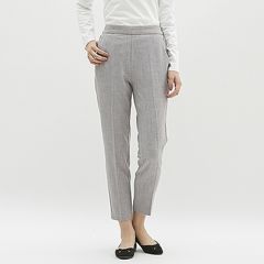Quần tây Gu xám lưng thun dẹp bản rộng 3cm lưng cao, thoải mái, size M