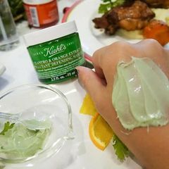 Mặt nạ ngủ Kiehl's Cilantro & Orange - ngò và cam thải độc da, chống xỉn màu da