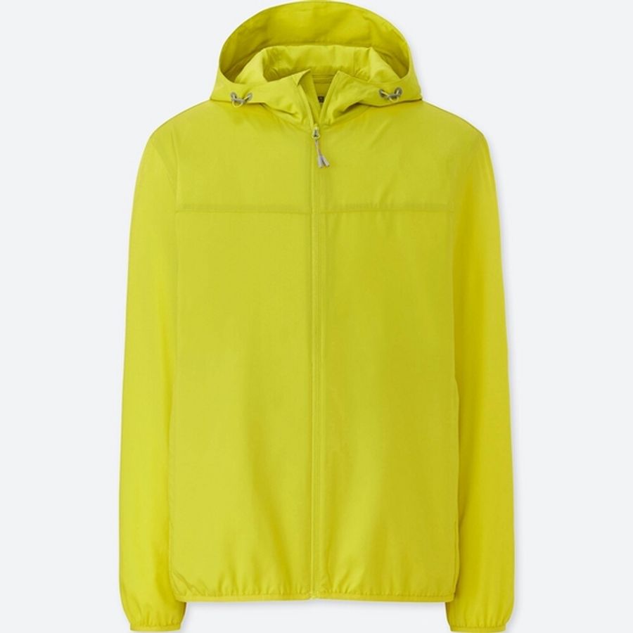 Áo gió nam Uniqlo chống nắng, cản mưa, gió, bụi siêu thoáng, #52 Green - size L