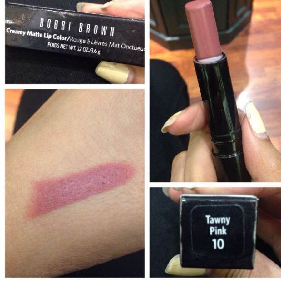 Son Bobbi Brown Creamy Matte dòng kem lì tuyệt đẹp #10 Tawny Pink