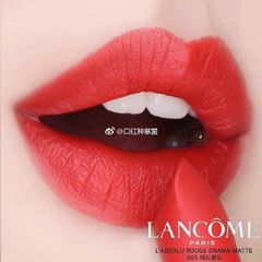 Son Lancome L'absolu Rouge Drama Matte #505 Adoration đỏ ánh cam tuyệt đẹp