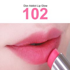 Son dưỡng Dior Addict Lip Matte Glow lâu trôi, dưỡng ẩm mềm môi #102 Raspberry