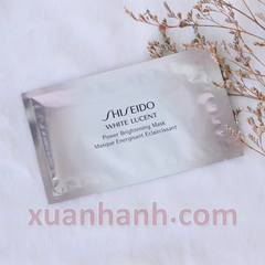 Combo 6 mặt nạ Shiseido White Lucent Power Brightening Mask trắng sáng, căng mịn da