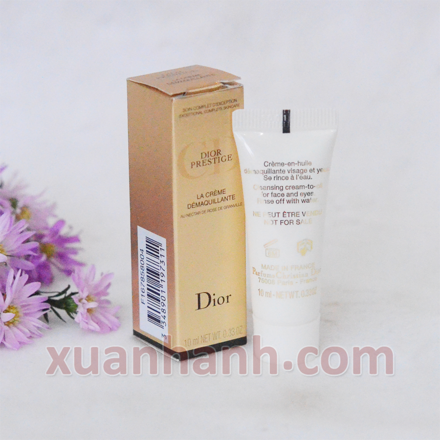 Kem tẩy trang cao cấp Dior Prestige La Crème Démaquillante 10ml