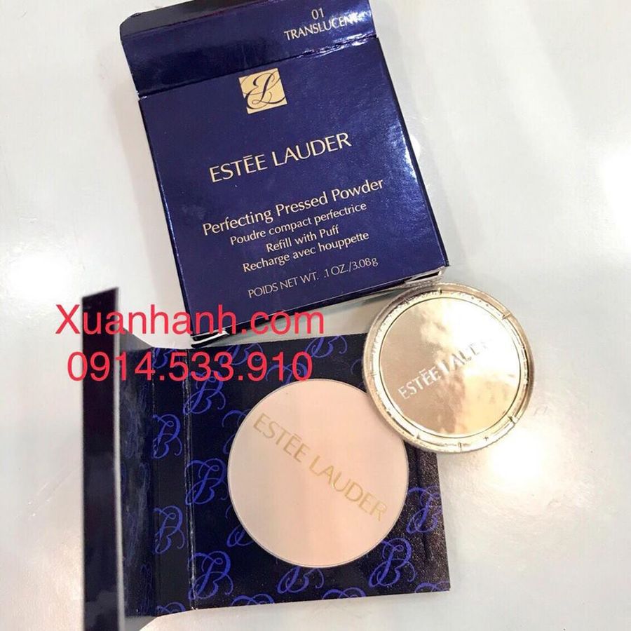 Phấn phủ Estee Lauder Perfectin Pressed Powder mỏng nhẹ, 01 tông sáng, mini