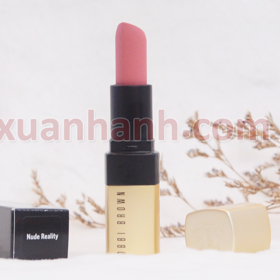 Son Bobbi Brown Luxe Matte Lip Color lì mịn, lâu trôi, hồng nude Nude Reality