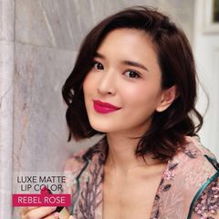 Son Bobbi Brown Luxe Matte Lip Color lì mịn, lâu trôi, hồng sen Rebel Rose