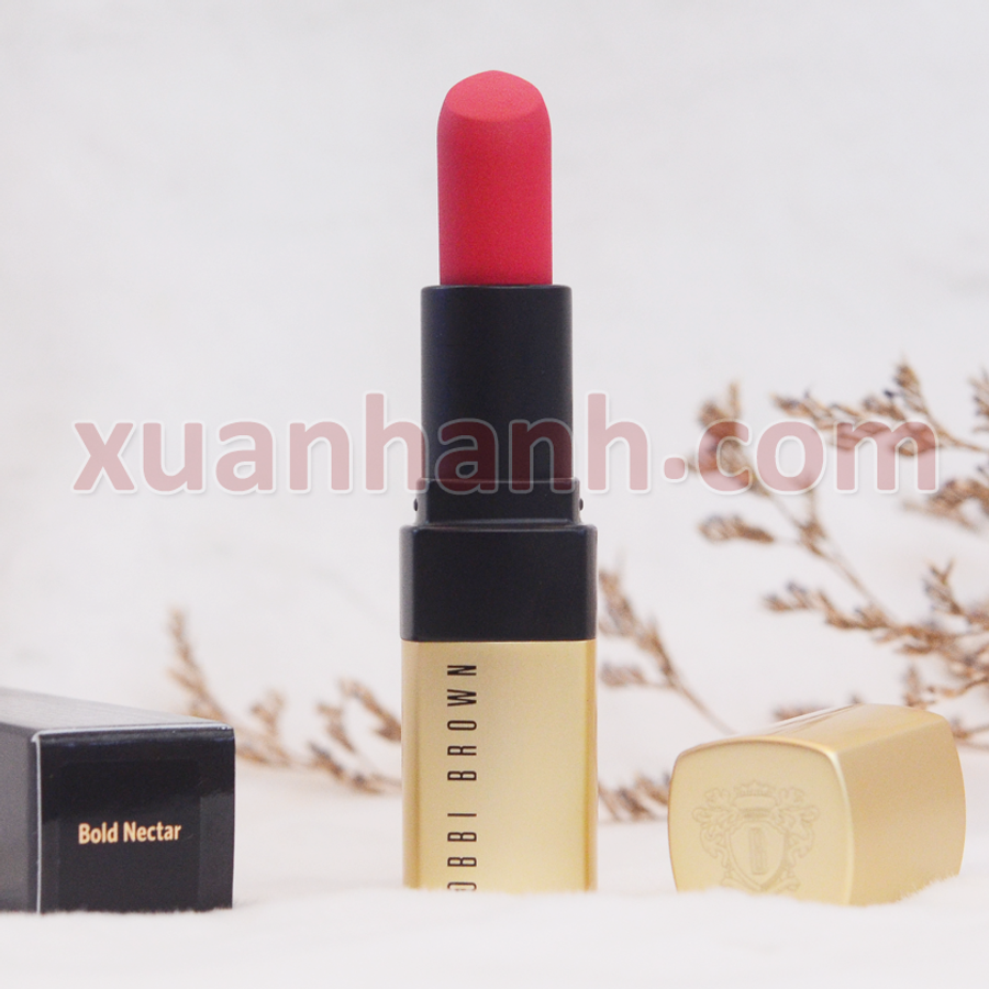 Son Bobbi Brown Luxe Matte Lip Color lì mịn, lâu trôi, hồng hoa Bold Nectar