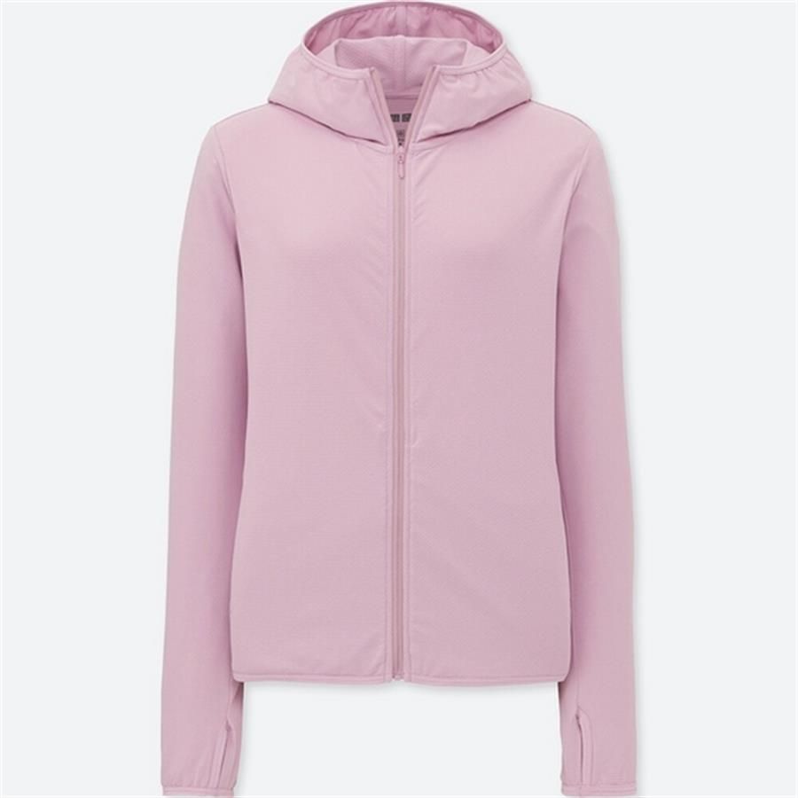 Áo chống nắng Uniqlo Airism UV Cut thun lạnh, 10 Pink size S