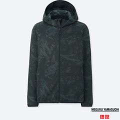 Áo gió nam Uniqlo chống nắng, cản mưa, gió, bụi siêu thoáng, #08 Dark Gray size XL