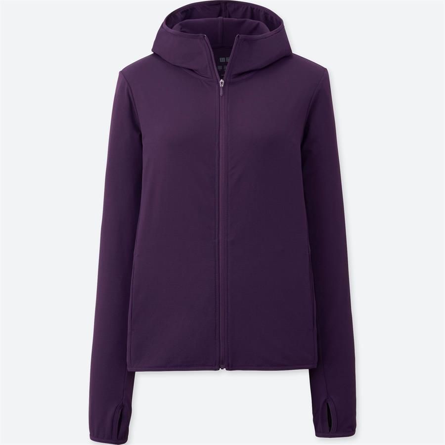 Áo chống nắng Uniqlo Airism UV Cut thun lạnh, 77 Purple size XL