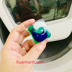 Viên giặt xả Tide Pods Spring Mỹ tất cả trong một giặt sạch, thơm lâu, mềm vải